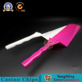 Durable Gambling Table Accessories Casino Poker Club Playing Cards Shovel Red Color