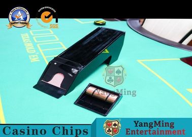 Waterproof Casino Card Shoe , Eight Deck Acrylic Playing Cards Dispenser Case