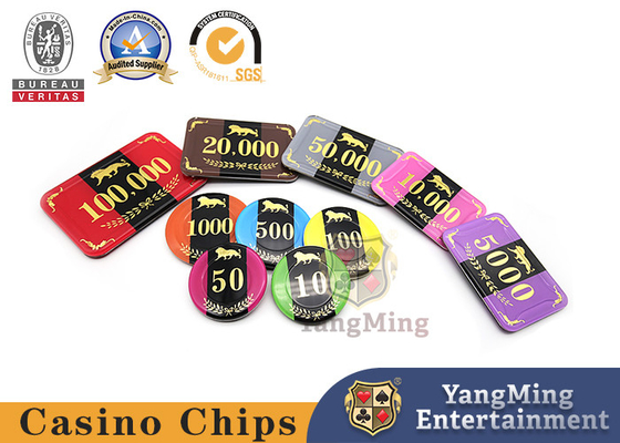 কেনা 800pcs এক্রাইলিক ব্যাকার্যাট টেবিল RFID ক্যাসিনো পোকার চিপ সেট ক্রিস্টাল প্লাস্টিক আইডি কাস্টমাইজযোগ্য অনলাইনে উৎপাদন