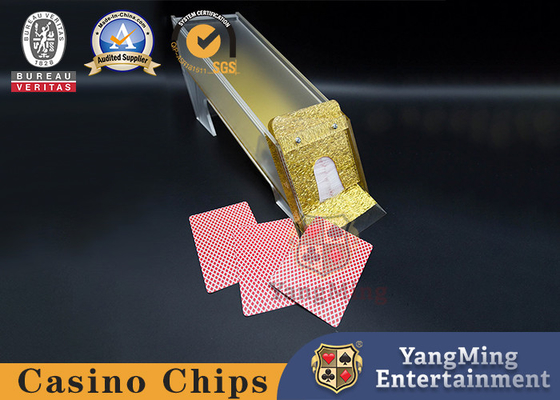 কেনা গোল্ড 8 ডেক ডিলার জুতা টেক্সাস জুজু Baccarat কাস্টম প্যাকেজিং অনলাইনে উৎপাদন