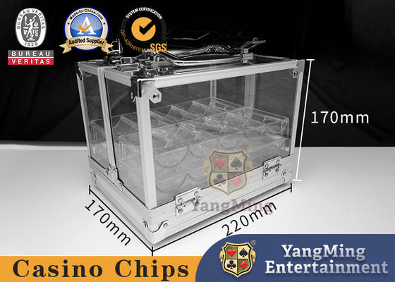কেনা Acrylic Casino Chip Case – Holds 600 Poker Chips with 6 Trays অনলাইনে উৎপাদন