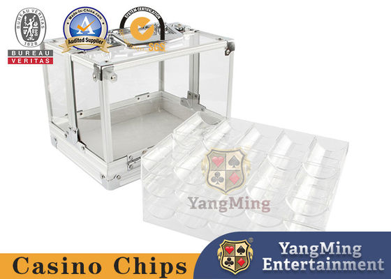 কেনা 600 Capacity Acrylic Poker Chip Case with 6 Storage Trays অনলাইনে উৎপাদন