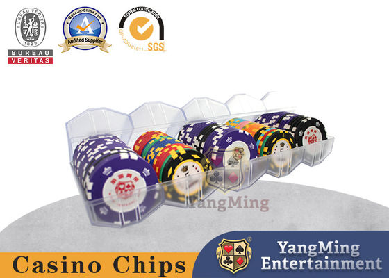 কেনা এবিএস ডায়মন্ড 45mm পোকার চিপ বক্স ফ্রিজড প্লাস্টিক কাস্টমাইজড 100 টুকরা কেস অনলাইনে উৎপাদন