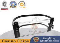 Fully Transparent Thickened Acrylic Chip Carrier Roulette Poker Table With Lock Table Chip Case