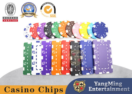 কেনা 11.5g ক্লে ডাইস চিপ টেক্সাস পোকার Baccarat ফেসলেস পোকার চিপ ক্যাসিনো টেবিল গেম অনলাইনে উৎপাদন