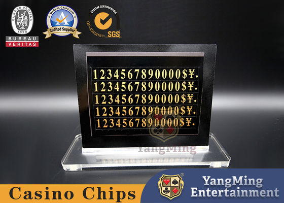 কেনা কাস্টমাইজড স্টাইল ব্ল্যাকজ্যাক LED ইলেকট্রনিক টেবিল সীমা ক্যাসিনো টেবিল বাজি সীমা সাইন কার্ড অনলাইনে উৎপাদন