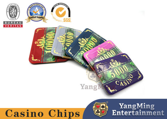 কেনা 760Pcs অ্যালুমিনিয়াম খাদ চিপ বক্স থ্রি-লেয়ার এক্রাইলিক চিপ সেট ফ্রেঞ্চ রঙের শেল প্যাটার্ন টেক্সাস সুরক্ষা পোকার প্লাস্টিক চিপ অনলাইনে উৎপাদন