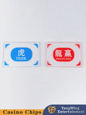 কেনা Baccarat Double Sided Printed Crystal Plastic Marker Button পোকার টেবিল গেম টেবিল টপ মার্কার বাটন অনলাইনে উৎপাদন