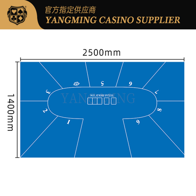 কেনা 9-Player Poker Felt Table Cloth – Custom Texas Hold'em Surface অনলাইনে উৎপাদন