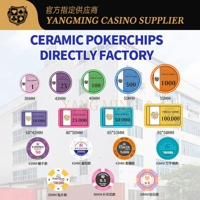 কেনা Custom Ceramic Casino Chips – Professional Poker & Gaming Chips For Casino Game অনলাইনে উৎপাদন