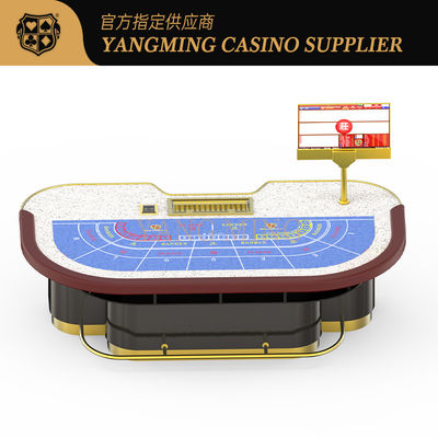 কেনা Modern 10-Player Solid Wood Baccarat Poker Table Gambling Table Supplier অনলাইনে উৎপাদন