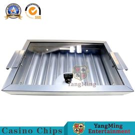 কেনা 8 সারি সিলভার কালার পোকার টেবিল চিপ ট্রে 375 * 253 মিমি ব্ল্যাকজ্যাক টেবিল আনুষাঙ্গিক অনলাইনে উৎপাদন