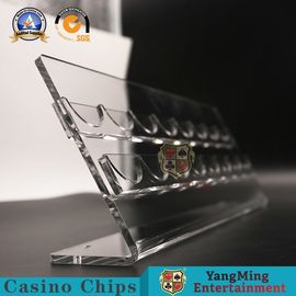 কেনা ক্যাসিনো ধারক ব্যাকার্ট পোকার চিপ রুলেট চাকা টেবিল প্রদর্শন র্যাক 2 সারি 370 * 140 * 130 মিমি অনলাইনে উৎপাদন