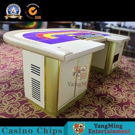 কেনা ম্যাকাও ব্যাকার্ট জুয়া পোকার টেবিল / ফ্যাশন উত্সর্গীকৃত আরএফআইডি পোকার ছক অনলাইনে উৎপাদন