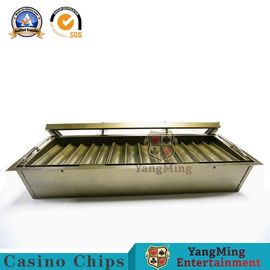 কেনা 760 * 210 মিমি ক্যাসিনো চিপ ট্রে 2 লেয়ার জুয়া চিপস ফ্লোট ডাবল লক পোকার চিপ কেস অনলাইনে উৎপাদন