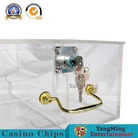কেনা উচ্চ স্থায়িত্ব ক্যাসিনো গেম আনুষাঙ্গিক ধাতু হ্যান্ডল সহ পোর্টেবল চিপ বক্স অনলাইনে উৎপাদন