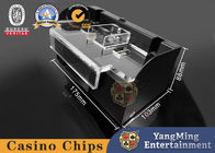 Customized Power Supply Metal 2 Deck Card Shuffler For Poker Casino