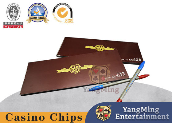 কেনা SGS 80g কাগজ Baccarat স্কোর কার্ড শীট মসৃণ লেখা অনলাইনে উৎপাদন