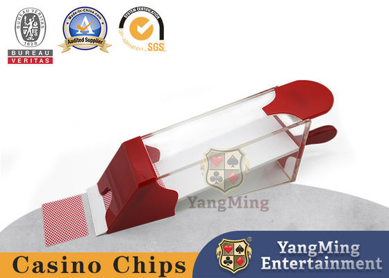 কেনা 8 ডেক Baccarat Blackjack কার্ড এলোমেলো জুতা পুরু এক্রাইলিক অনলাইনে উৎপাদন