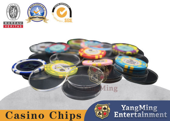 কেনা সম্পূর্ণ স্বচ্ছ 40mm রাউন্ড পোকার চিপ ডিভাইডার Spcaer কাস্টমাইজযোগ্য অনলাইনে উৎপাদন