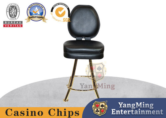 কেনা টাইটানিয়াম হলুদ স্টেইনলেস স্টীল Blackjack ক্যাসিনো গেমিং চেয়ার অনলাইনে উৎপাদন