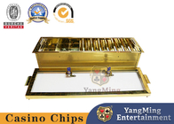 Industrial Titanium Double Layer Lockable Casino Chip Tray Holdem Poker