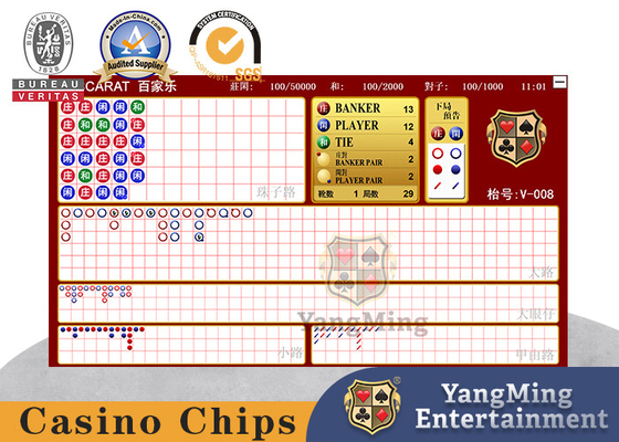 কেনা ম্যানুয়াল অপারেশন Macau Baccarat ক্যাসিনো রোড সফটওয়্যার অনলাইনে উৎপাদন