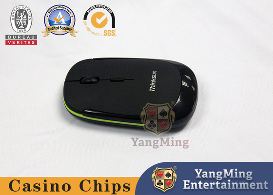 Black Wireless Mouse Lightweight Portable Stylish Luxurious For Casino Tables
