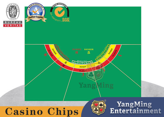কাস্টমাইজড Baccarat Tablecloth For Casino, Poker Table, 6-Player Game Tablecloth With Logo Design ক্যাসিনো, পোকার টেবিল, ৬ প্লেয়ার গেম টেবিলক্লচ জন্য লোগো ডিজাইন সহ
