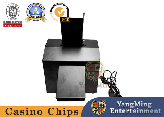 কালো স্বয়ংক্রিয় খেলার কার্ড Shredder ক্যাসিনো পোকার ভাঙা কার্ড মেশিন নিষ্পত্তি পোকার Kneader