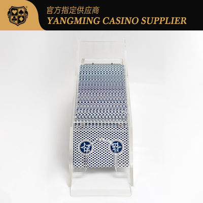 পাইকারি 8 জোড়া স্বচ্ছ এক্রাইলিক ডিলার জুতা Baccarat Poker Table Game ডিলার জুতা