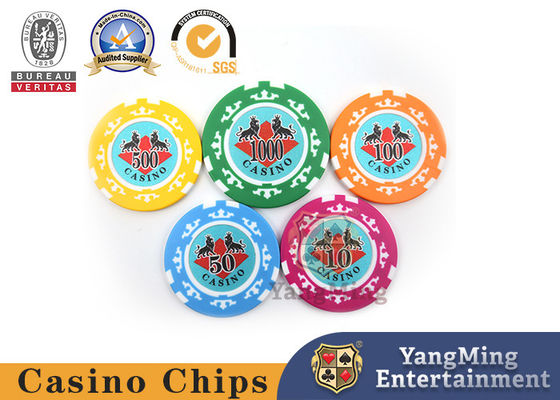 760PCS কাস্টমাইজড প্রিন্টেবল এবিএস লেজার পোকার চিপ এনএফসি ক্যাসিনো আরএফআইডি চিপ সেট