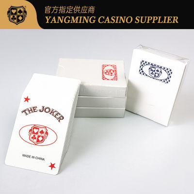 কোম্পানির লোগো কালো কোর পোকার কার্ড Baccarat ক্যাসিনো পোকার টেবিল গেম কার্ড