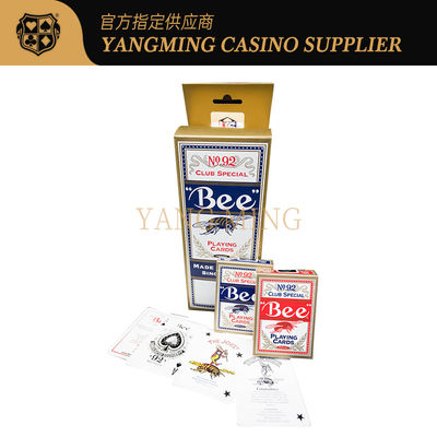 310gsm অরিজিনাল প্যাক Blackcore 92 Casino Playing Cards Customization Logo