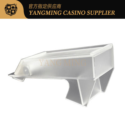 ক্যাসিনো খেলার জন্য কাস্টমাইজযোগ্য অ্যাক্রিলিক ক্যাসিনো পোকার ডিলারদের 8 সেট ফ্রস্টেড ডিজাইন