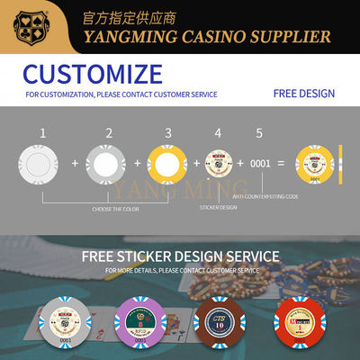 Professional Nylon Casino Chips – Custom Colors & Denominations For Casino Game