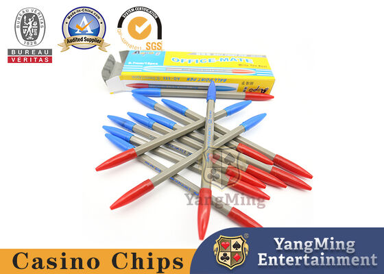 প্লাস্টিক এবং বাঁশ ব্যাকারেট জুয়া সিস্টেমস, ক্যাসিনো অফিসিয়াল ডাবল রঙের পাশের শিশির বল পয়েন্ট পেন