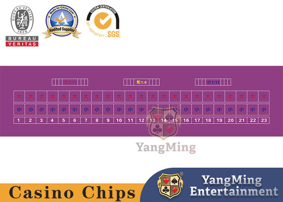 ২৩-প্লেয়ার্স ওভাল লাক্সারি আপগ্রেডেড ভার্সন অফ ব্যাকারেট টেক্সাস গেম ওয়াটারপ্রুফ টেবিলক্লথ