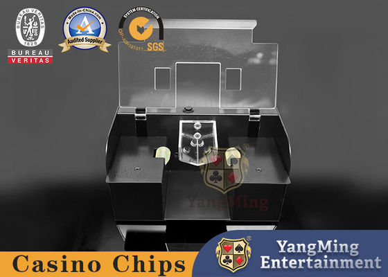 Customized Power Supply Metal 2 Deck Card Shuffler For Poker Casino